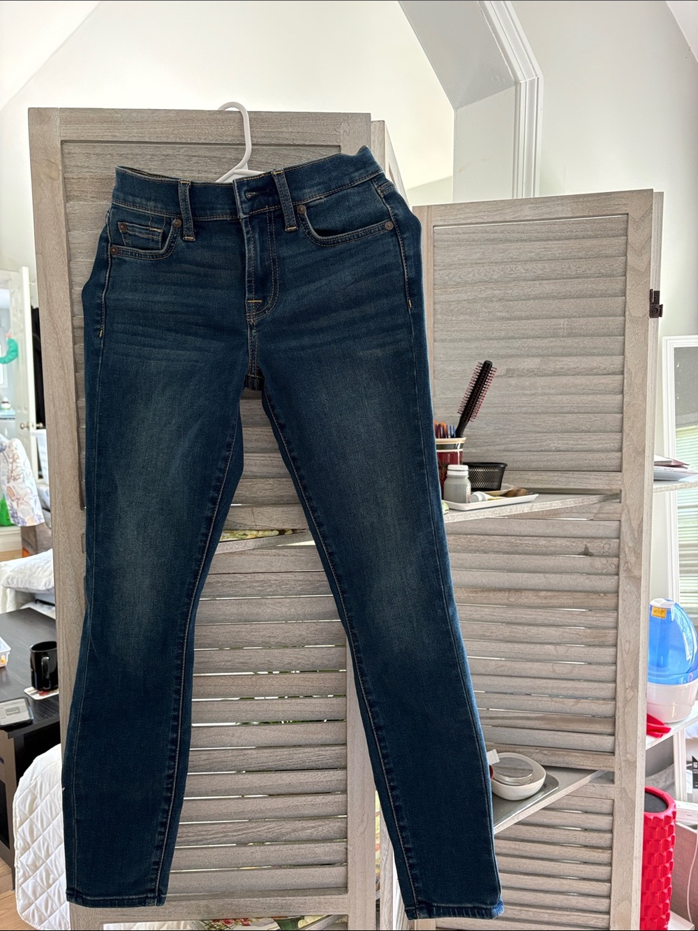 7 For All Mankind Dark Blue Women's Skinny Jeans